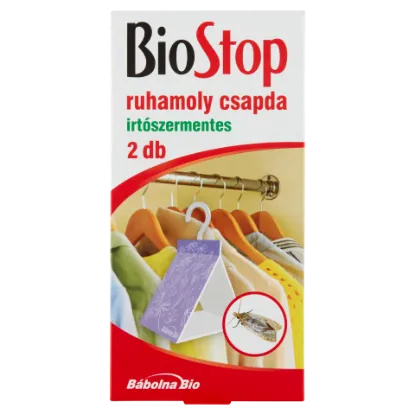 BioStop irtószermentes ruhamoly csapda 2 db termékhez kapcsolódó kép
