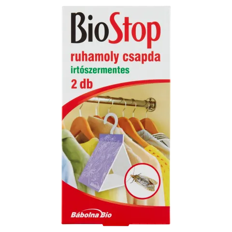 BioStop irtószermentes ruhamoly csapda 2 db termékhez kapcsolódó kép