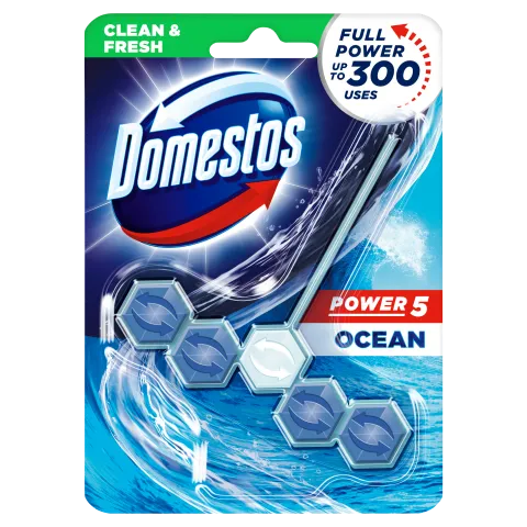 DOMESTOS Power5 WC frissítő blokk Ocean 55 g termékhez kapcsolódó kép