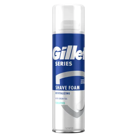 Gillette Series Revitalizáló Borotvahab Zöld Teával, 250ml termékhez kapcsolódó kép
