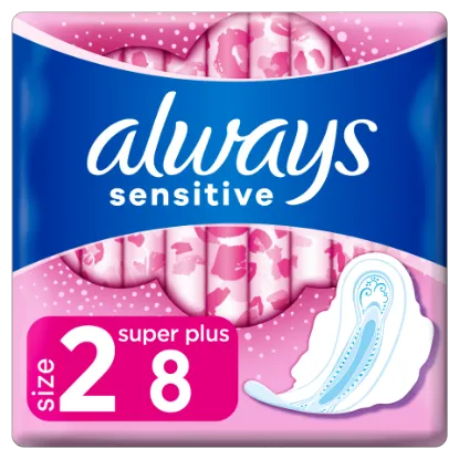 Always Ultra Sensitive Super Plus (2-es Méret) Egészségügyi Betét, 8 db termékhez kapcsolódó kép