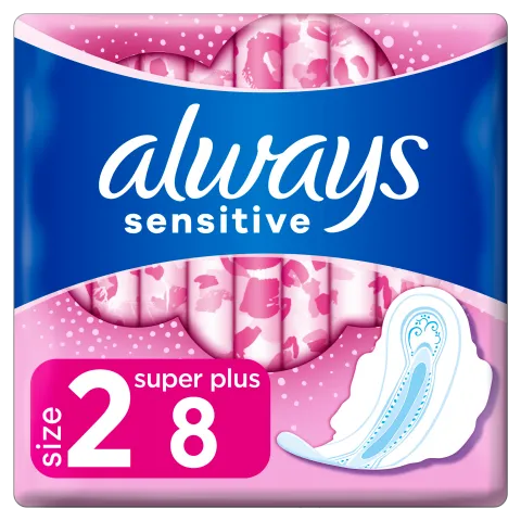 Always Ultra Sensitive Super Plus (2-es Méret) Egészségügyi Betét, 8 db termékhez kapcsolódó kép
