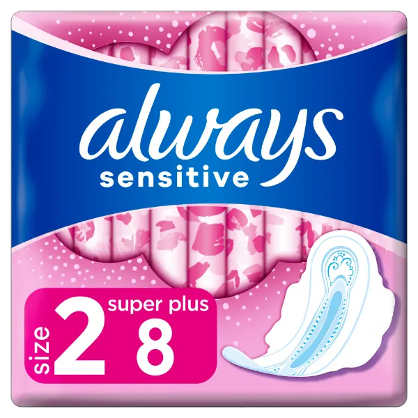 Always Ultra Sensitive Super Plus (2-es Méret) Egészségügyi Betét, 8 db termékhez kapcsolódó kép