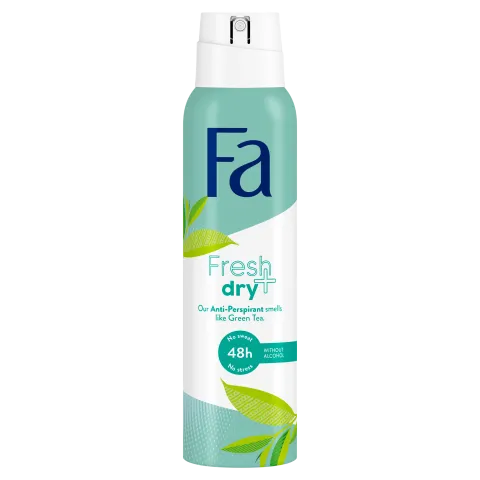 Fa Fresh+Dry izzadásgátló deospray zöld tea illattal 150 ml termékhez kapcsolódó kép