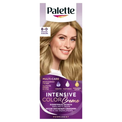 Palette Intensive Color Creme tartós hajfesték 8-0 Világosszőke termékhez kapcsolódó kép