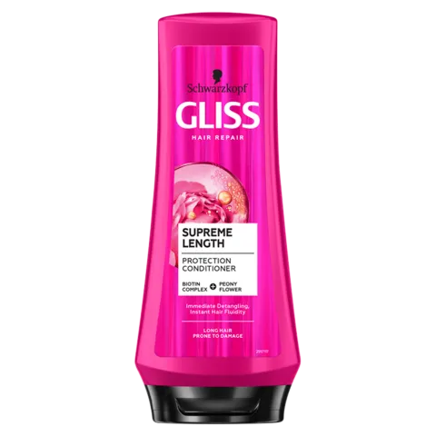 Gliss Supreme Length hajbalzsam biotin complexel & bazsarózsával 200 ml termékhez kapcsolódó kép