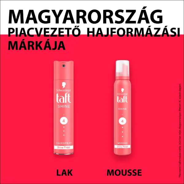Taft Shine hajlakk minden hajtípusra 250 ml termékhez kapcsolódó kép