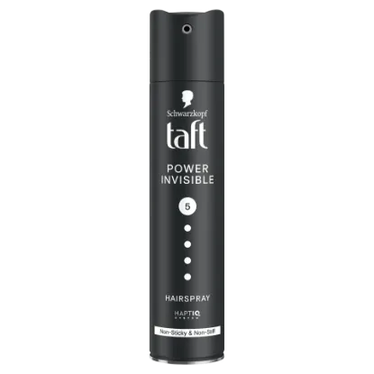 Taft Power Invisible hajlakk minden hajtípusra 250 ml termékhez kapcsolódó kép