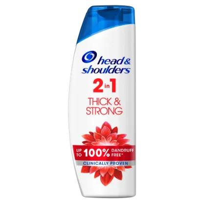 Head & Shoulders Thick & Strong 2az1-ben Sampon És Balzsam Az Akár 100%-os Korpamentességért termékhez kapcsolódó kép