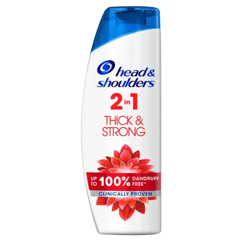 Head & Shoulders Thick & Strong 2az1-ben Sampon És Balzsam Az Akár 100%-os Korpamentességért termékhez kapcsolódó kép