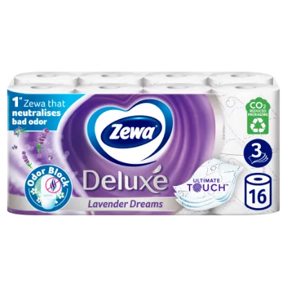 Zewa Deluxe Lavender Dreams toalettpapír 3 rétegű 16 tekercs termékhez kapcsolódó kép