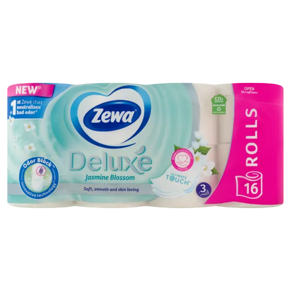 Zewa Deluxe Jasmine Blossom toalettpapír 3 rétegű 16 tekercs termékhez kapcsolódó kép