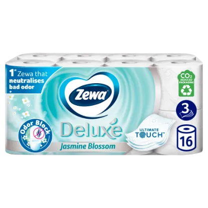 Zewa Deluxe Jasmine Blossom toalettpapír 3 rétegű 16 tekercs termékhez kapcsolódó kép