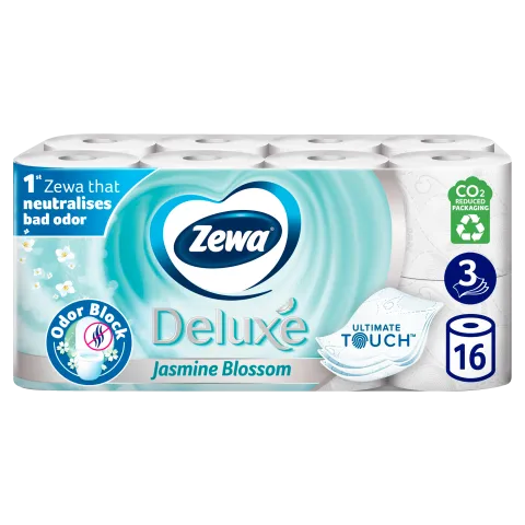 Zewa Deluxe Jasmine Blossom toalettpapír 3 rétegű 16 tekercs termékhez kapcsolódó kép