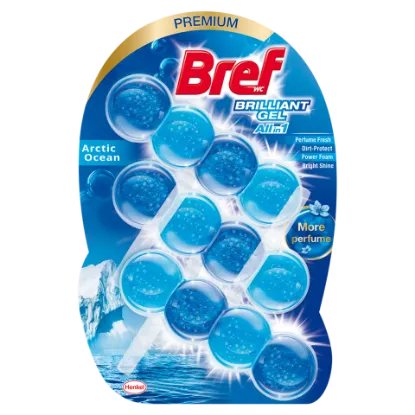 Bref Brilliant Gel Arctic Ocean WC frissítő 3 x 42 g termékhez kapcsolódó kép