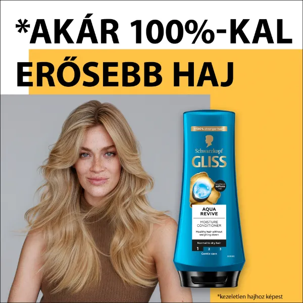 Gliss Aqua Revive hajbalzsam 200 ml termékhez kapcsolódó kép