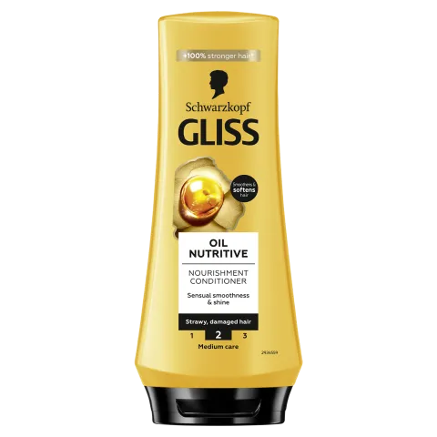 Gliss Tápláló Olaj hajbalzsam omega 9 olajsavval és marula olajjal 200 ml termékhez kapcsolódó kép