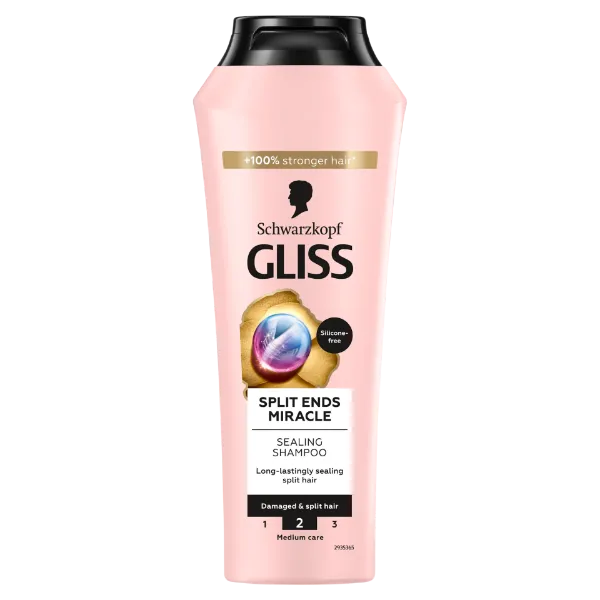 Gliss Split Ends Miracle sampon ionic komplex-szel és szőlőmag olajjal 250 ml termékhez kapcsolódó kép