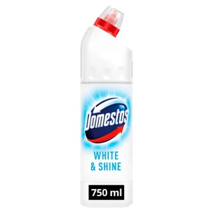 DOMESTOS Extended Power fertőtlenítő hatású folyékony tisztítószer White & Shine 750 ml termékhez kapcsolódó kép