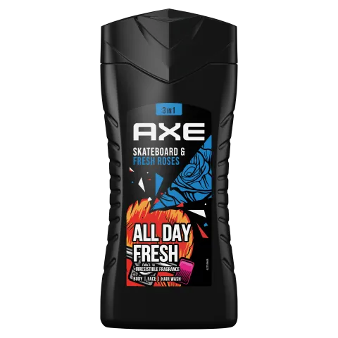AXE Skateboard&Roses tusfürdő 250 ml termékhez kapcsolódó kép