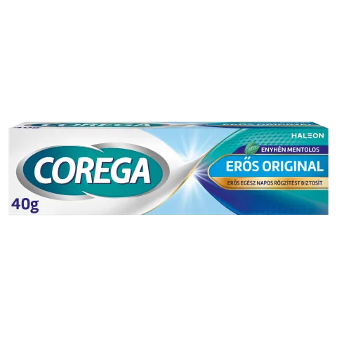 Corega erős műfogsorrögzítő krém 40 g termékhez kapcsolódó kép