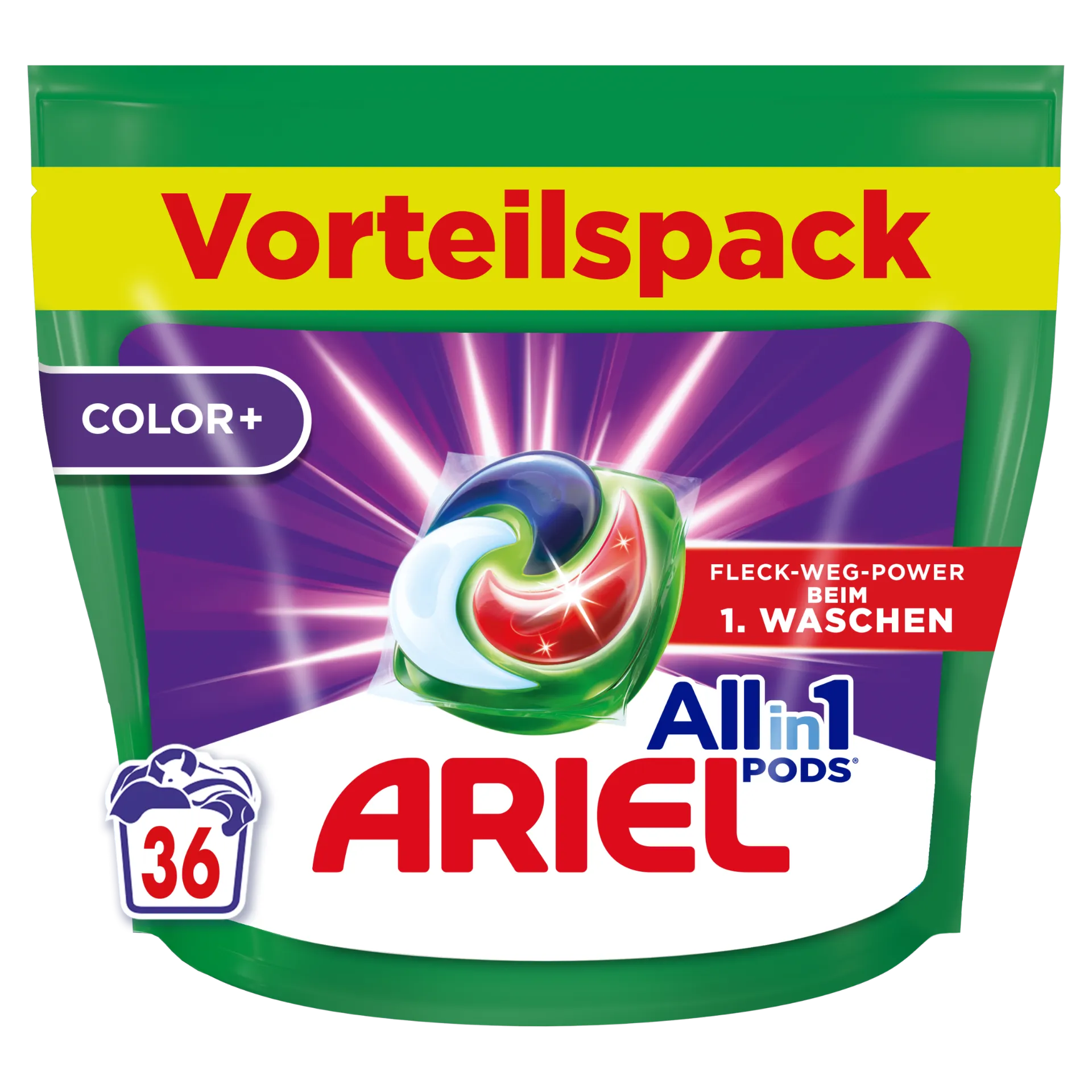 Ariel All-in-1 PODS Color+ folyékony mosókapszula, 36 Mosáshoz