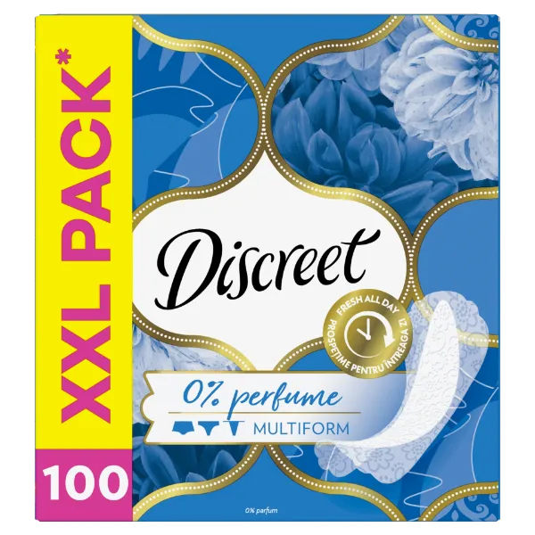 Discreet Légáteresztő Multiform illatmentes Tisztasági Betétek x100 termékhez kapcsolódó kép