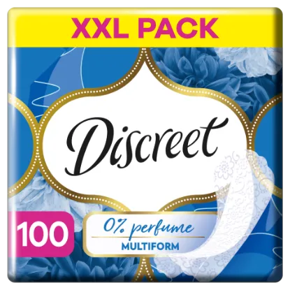 Discreet Légáteresztő Multiform illatmentes Tisztasági Betétek x100 termékhez kapcsolódó kép