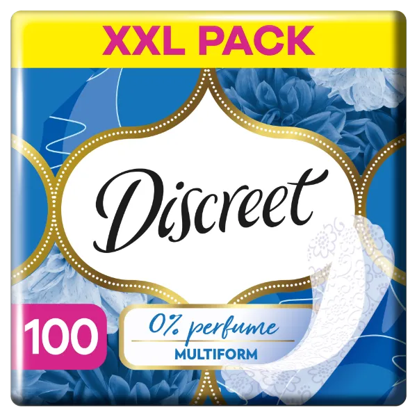 Discreet Légáteresztő Multiform illatmentes Tisztasági Betétek x100 termékhez kapcsolódó kép