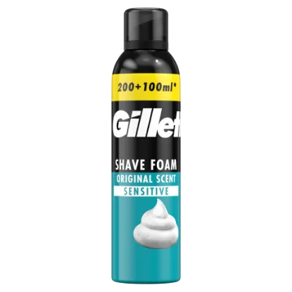 Gillette Classic Sensitive Borotvahab, Érzékeny Bőrre, 300ml termékhez kapcsolódó kép