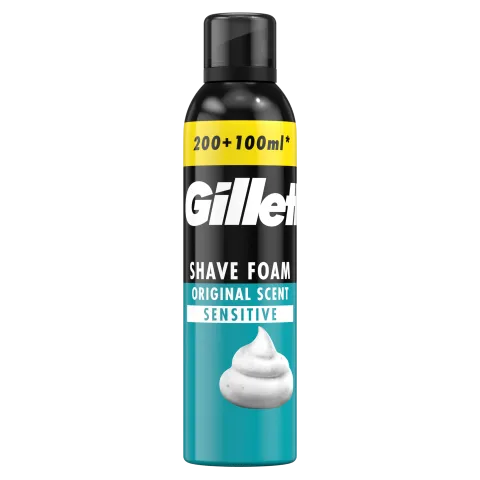 Gillette Classic Sensitive Borotvahab, Érzékeny Bőrre, 300ml termékhez kapcsolódó kép