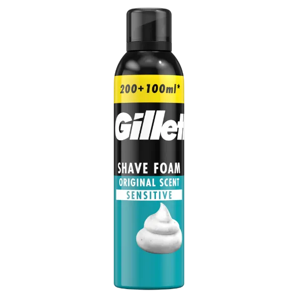 Gillette Classic Sensitive Borotvahab, Érzékeny Bőrre, 300ml termékhez kapcsolódó kép