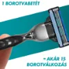 Gillette Mach3 Borotvabetétek Férfi Borotvához, 5 db Borotvabetét termékhez kapcsolódó kép