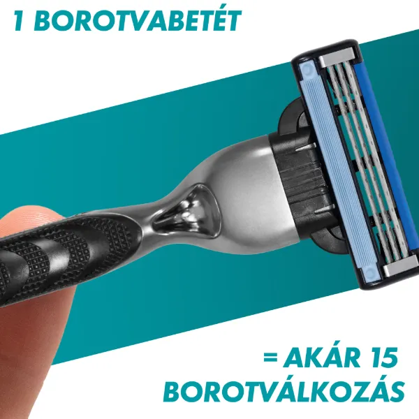 Gillette Mach3 Borotvabetétek Férfi Borotvához, 5 db Borotvabetét termékhez kapcsolódó kép