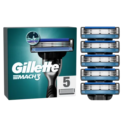 Gillette Mach3 Borotvabetétek Férfi Borotvához, 5 db Borotvabetét termékhez kapcsolódó kép