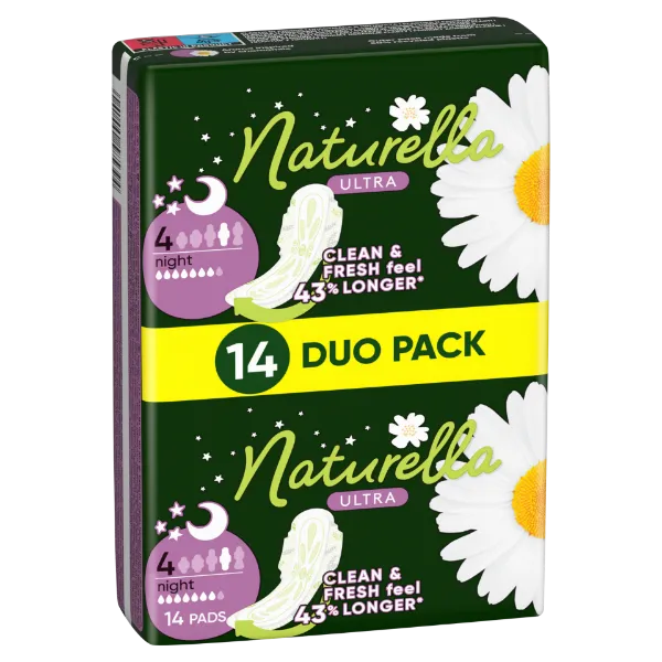 Naturella Ultra Night Méret 4 Szárnyas Betét 14 db termékhez kapcsolódó kép