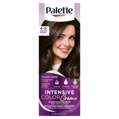 Palette Intensive Color Creme tartós hajfesték 4-0 középbarna termékhez kapcsolódó kép