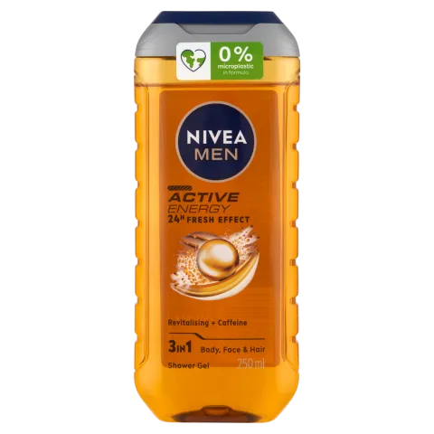 NIVEA MEN Active Energy tusfürdő 250 ml termékhez kapcsolódó kép