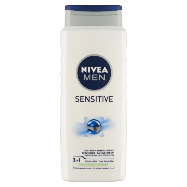 NIVEA MEN Sensitive tusfürdő 500 ml termékhez kapcsolódó kép
