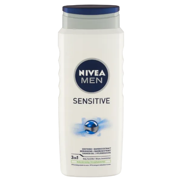NIVEA MEN Sensitive tusfürdő 500 ml termékhez kapcsolódó kép