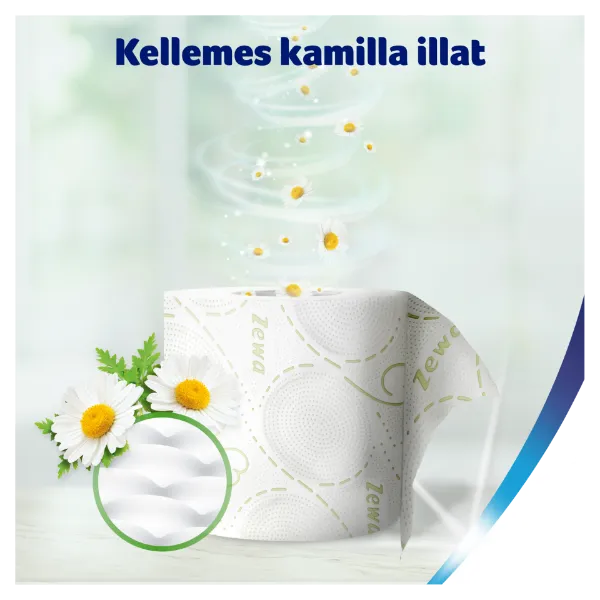 Zewa Deluxe Camomile Comfort toalettpapír 3 rétegű 16 tekercs termékhez kapcsolódó kép
