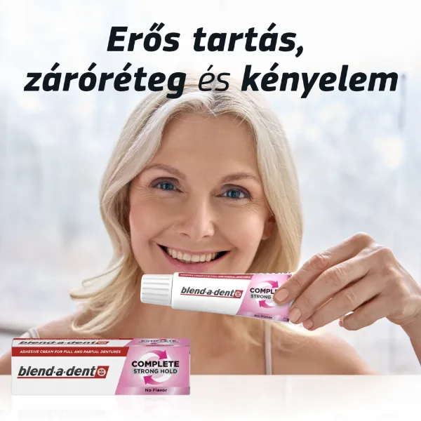 Blend-a-dent Complete Semleges Ízű Műfogsorrögzítő Krém, 47 g termékhez kapcsolódó kép