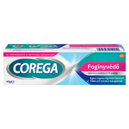 Corega Fogínyvédő műfogsorrögzítő krém 40 g termékhez kapcsolódó kép
