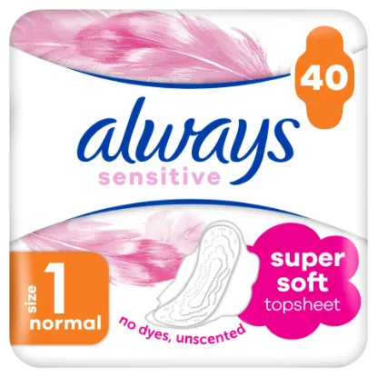 Always Ultra Sensitive Normal Plus (1-es méret) Egészségügyi Betét , 40 db termékhez kapcsolódó kép