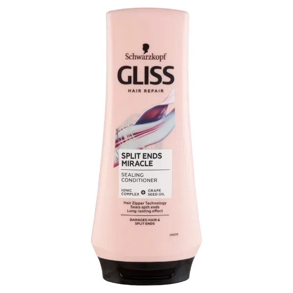 Gliss Split Ends Miracle hajbalzsam Ionic komplex-szel + szőlőmagolajjal 200 ml termékhez kapcsolódó kép