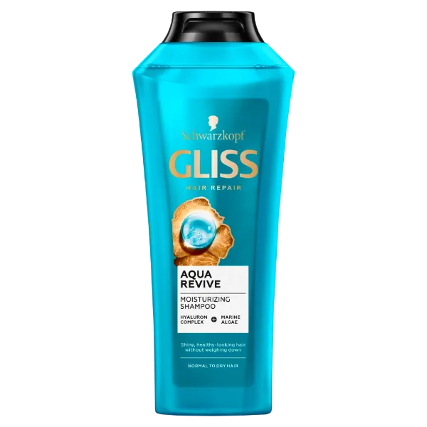 Gliss Aqua Revive sampon hialuron komplex-szel és tengeri algával 400 ml termékhez kapcsolódó kép
