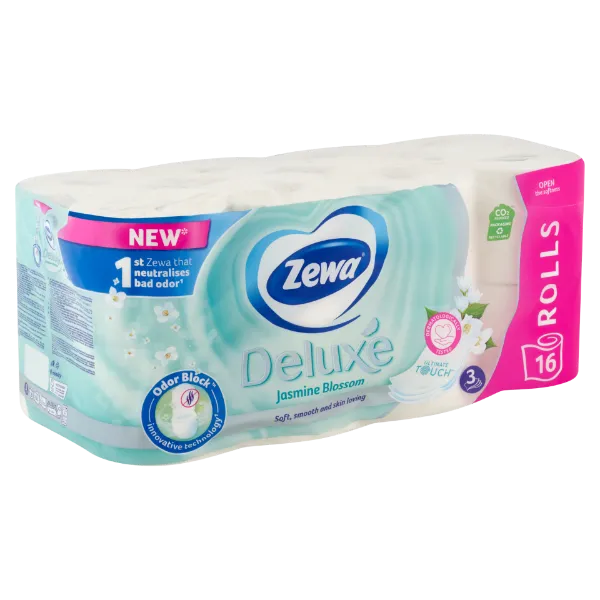 Zewa Deluxe Jasmine Blossom toalettpapír 3 rétegű 16 tekercs termékhez kapcsolódó kép