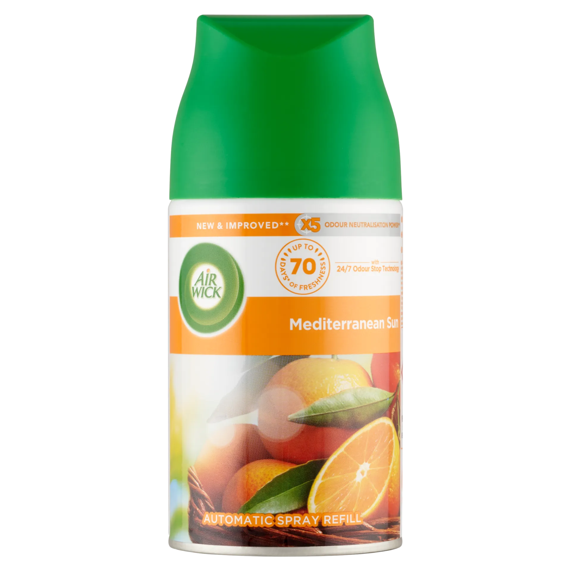Air Wick Freshmatic Mediterrán Nyár automata légfrissítő spray utántöltő 250 ml