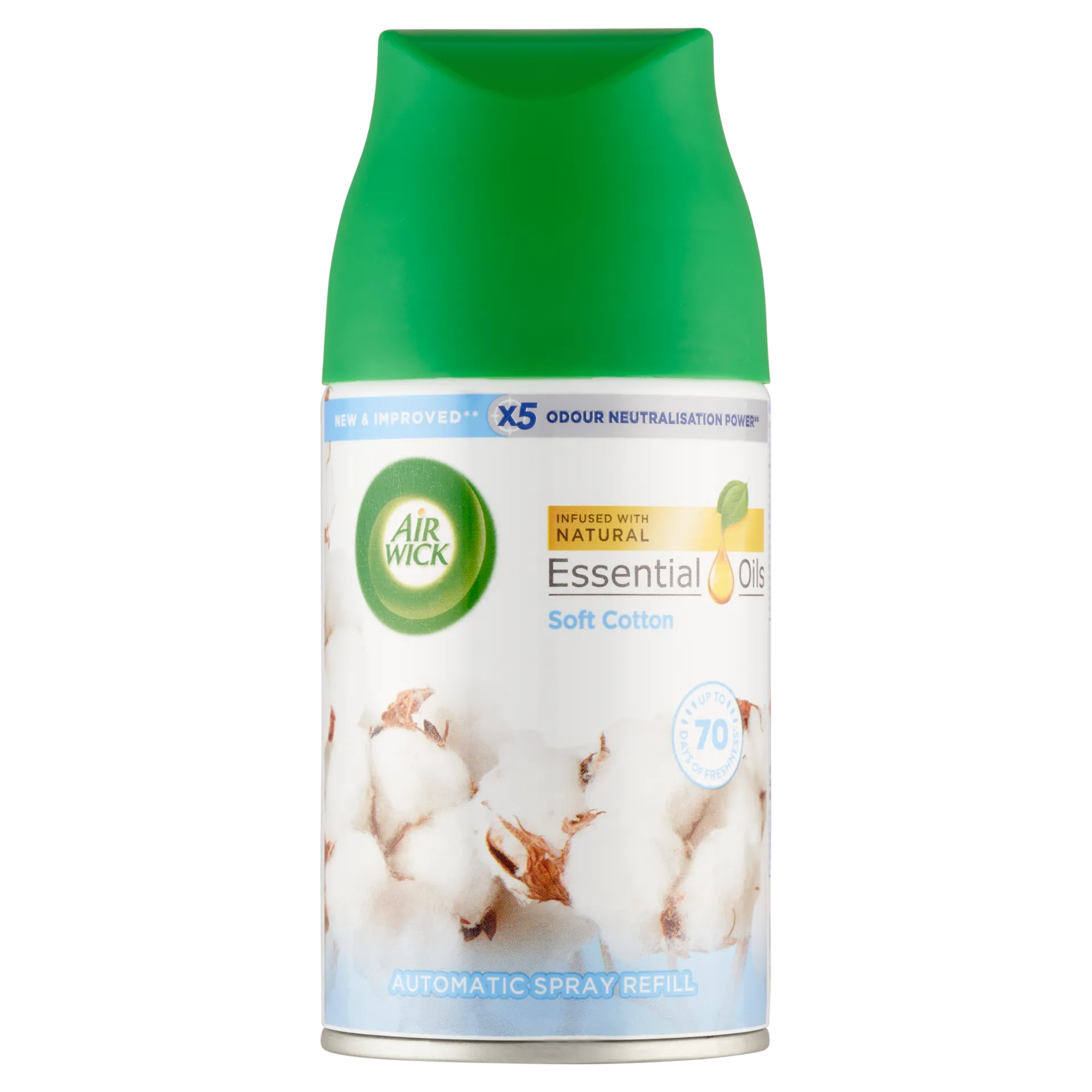 Air Wick Freshmatic Friss Pamut automata légfrissítő spray utántöltő 250 ml