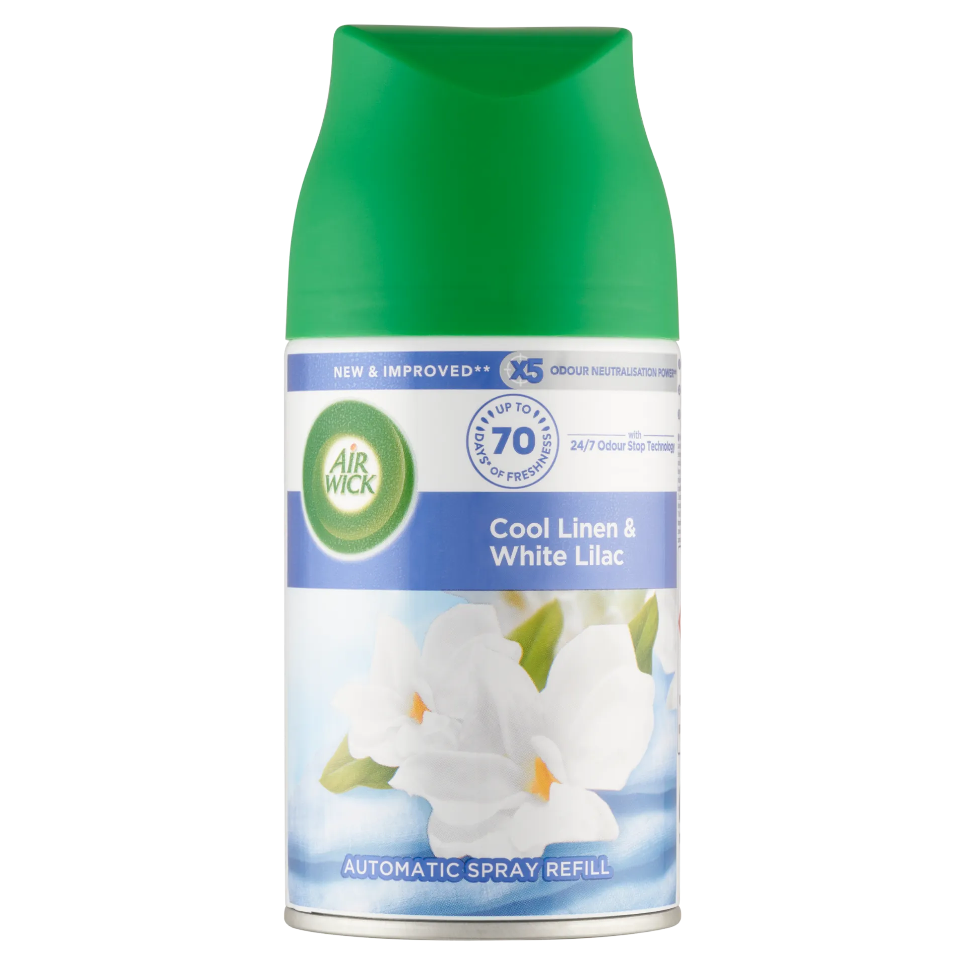 Air Wick Freshmatic Friss Ruha & Fehér Liliom automata légfrissítő spray utántöltő 250 ml